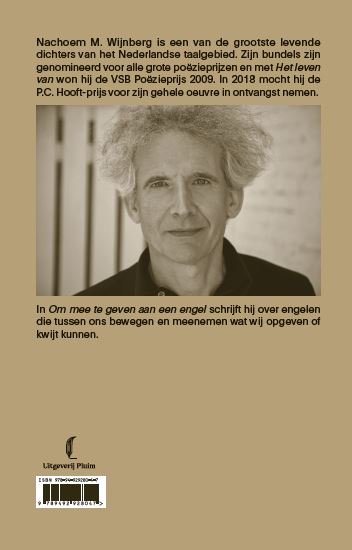 Om mee te geven aan een engel achterkant