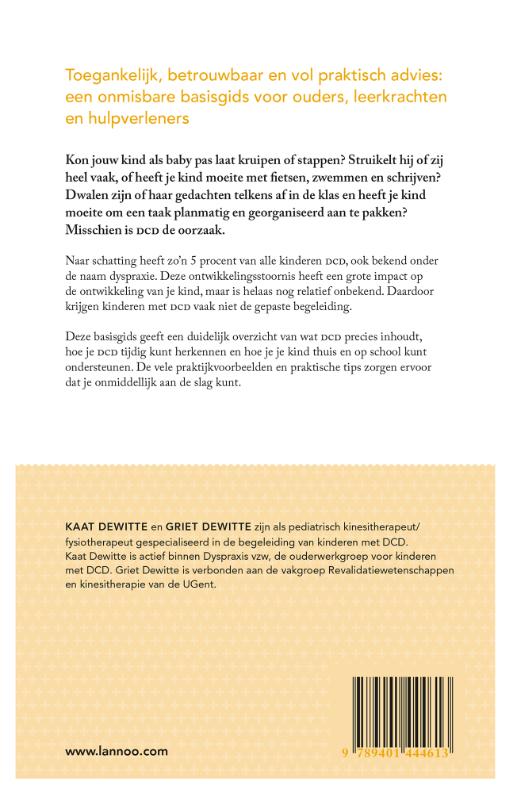 Mijn kind heeft DCD achterkant