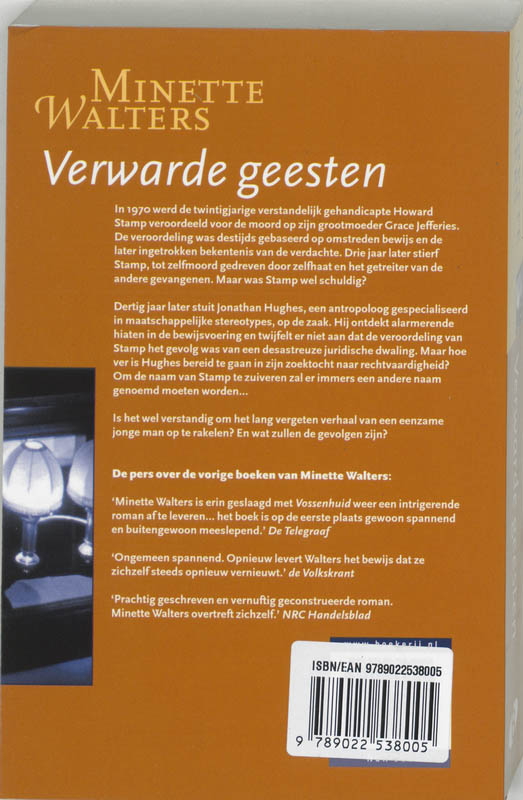 Verwarde Geesten achterkant