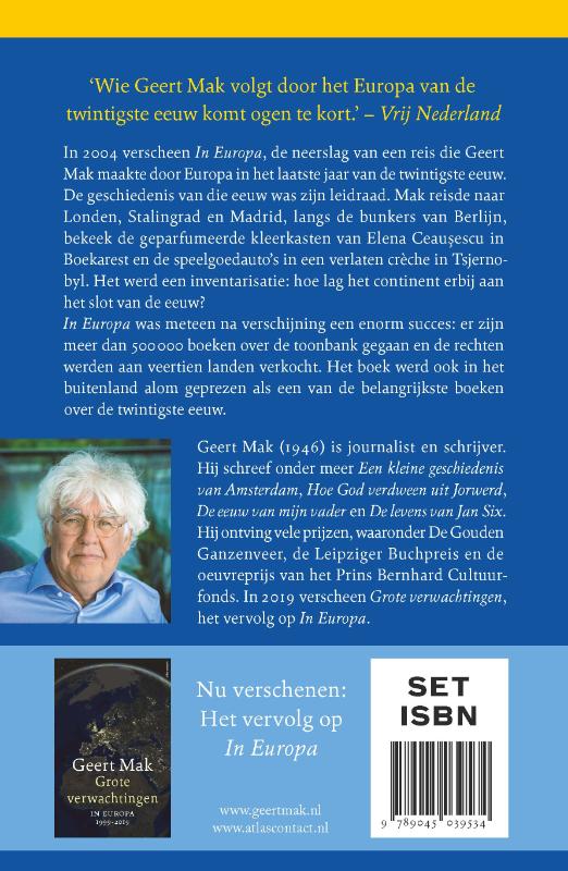 In Europa deel 1 & deel 2 achterkant
