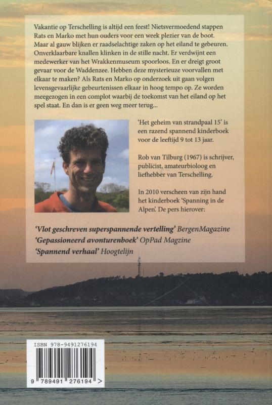 Het geheim van strandpaal 15 achterkant