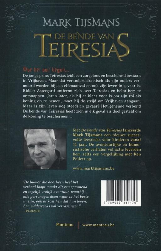 De bende van Tereisias 4 -  Een toverstaf, een tovenaar 4 Een toverstaf, een tovenaar achterkant