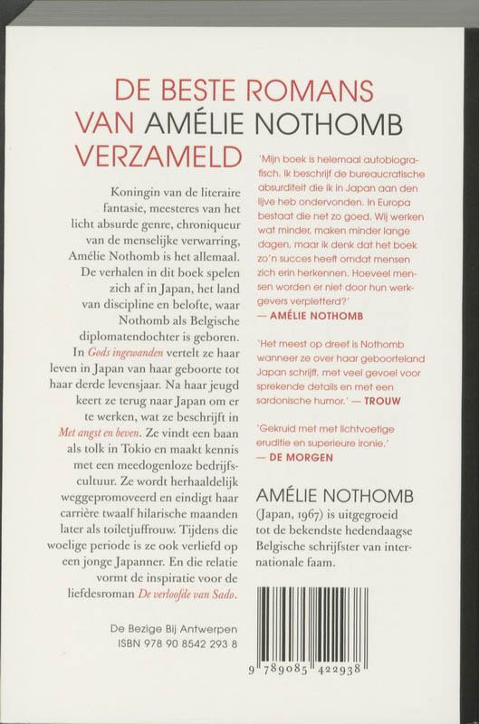 Japanse romans achterkant