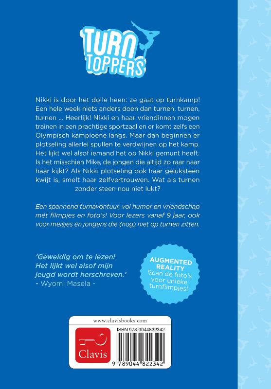 Nikki op turnkamp / Turntoppers / 1 achterkant