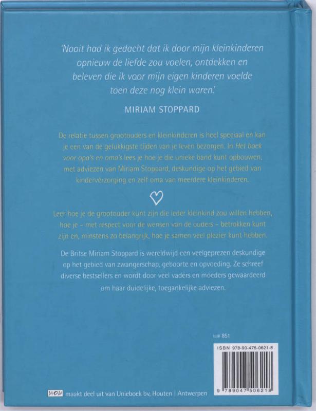 Boek Voor Opa's En Oma's achterkant