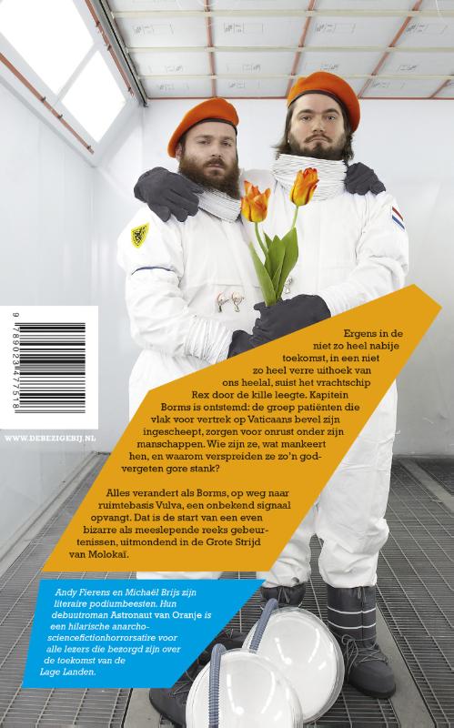 Astronaut van Oranje achterkant