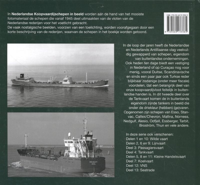 Nederlandse koopvaardijschepen in beeld Tankvaart achterkant