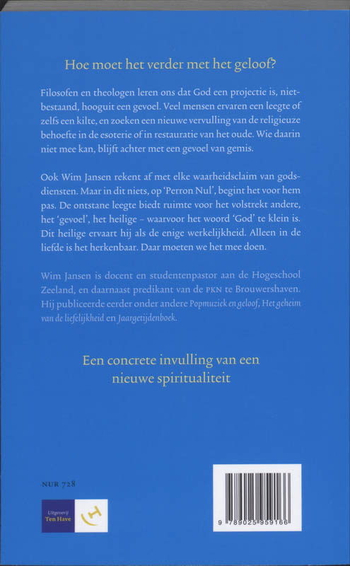 Voorbij De Leegte achterkant