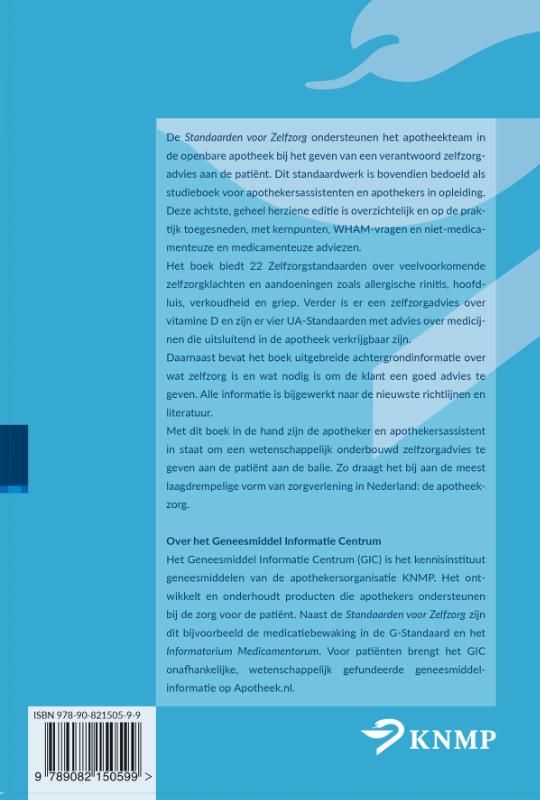Standaarden voor Zelfzorg achterkant