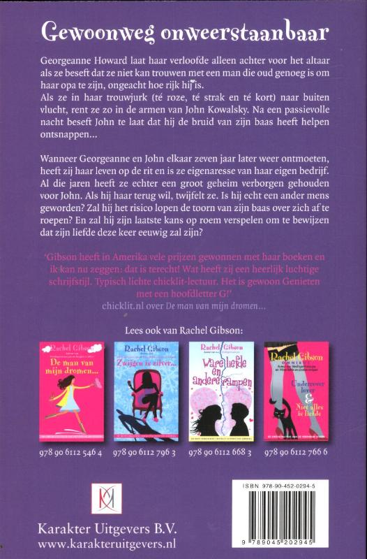 Gewoonweg onweerstaanbaar achterkant