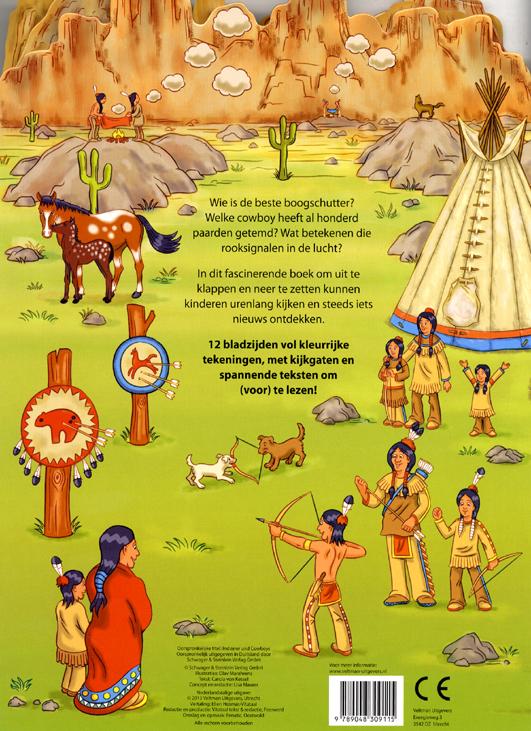 Mijn speelboek indianen en cowboys achterkant