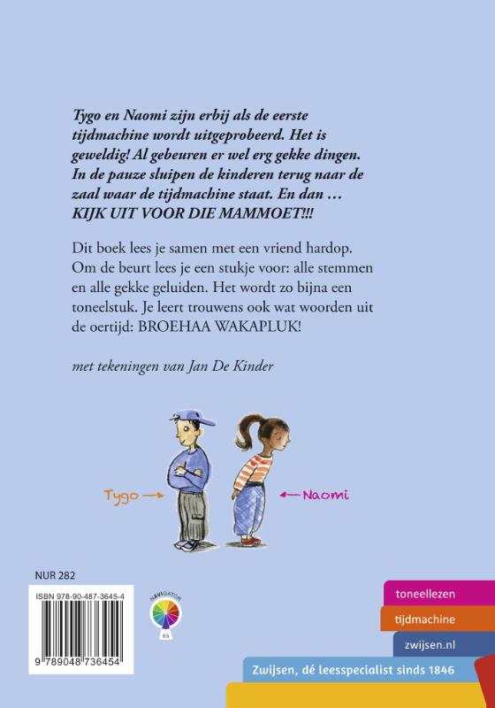 Kijk uit voor die mammoet! / Toneellezen achterkant