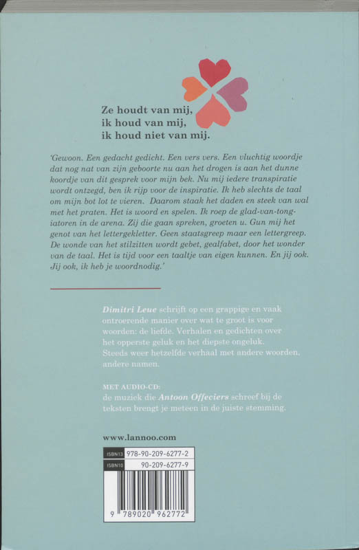 Even gelukkig achterkant