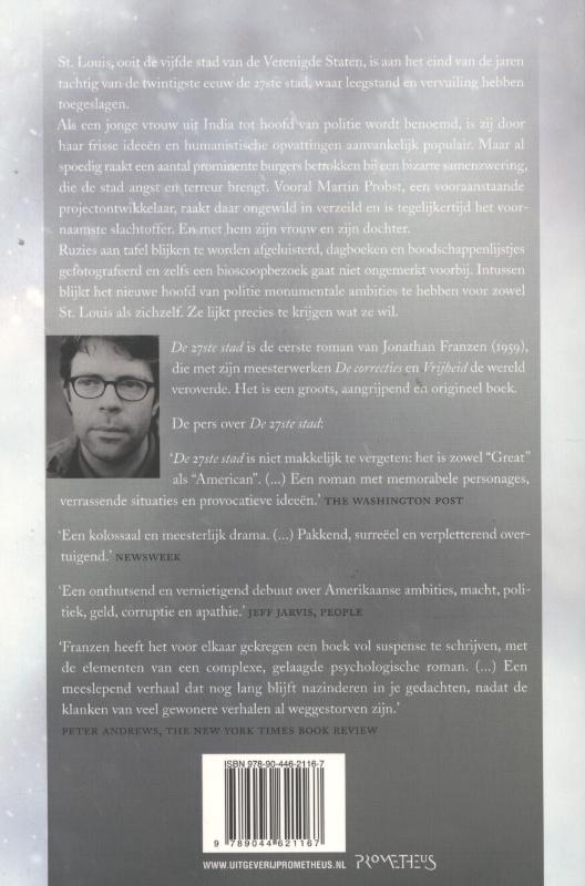 De 27ste stad achterkant