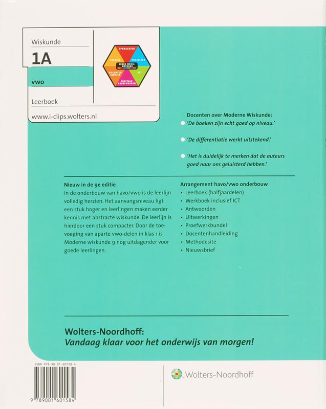 Vwo 1a moderne wiskunde achterkant