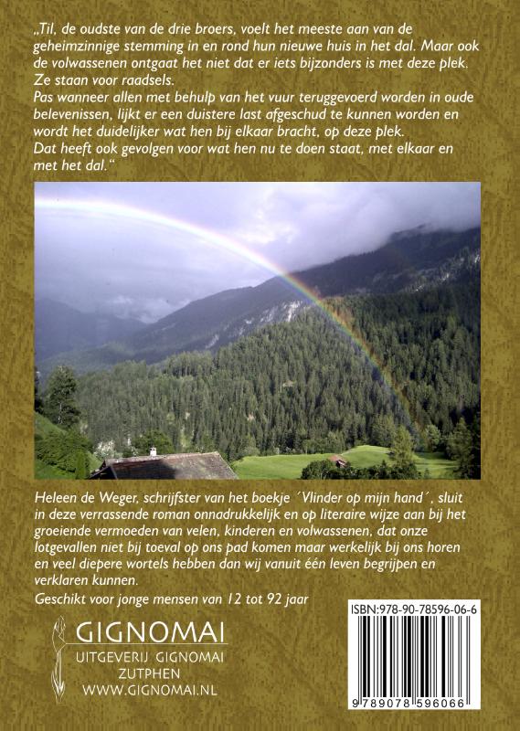 Cirkels boven het dal achterkant