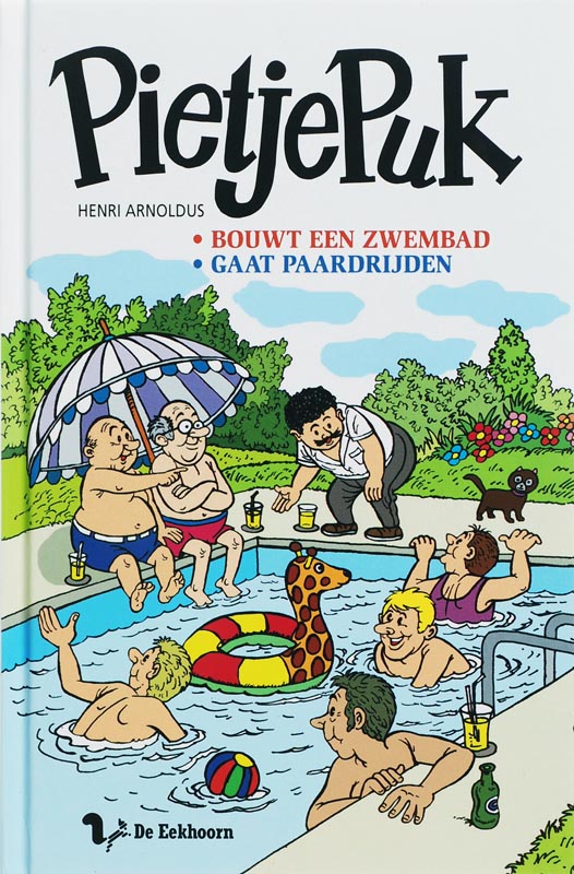 Pietje puk bouwt een zwembad , pietje puk gaat paardrijden