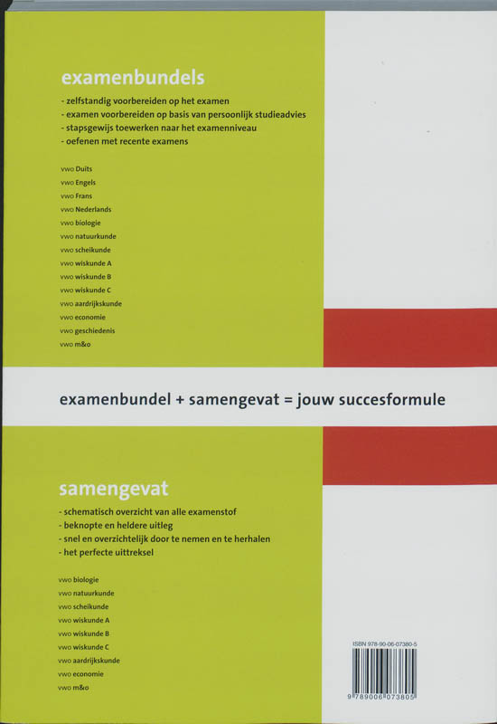 Samengevat Vwo Natuurkunde achterkant