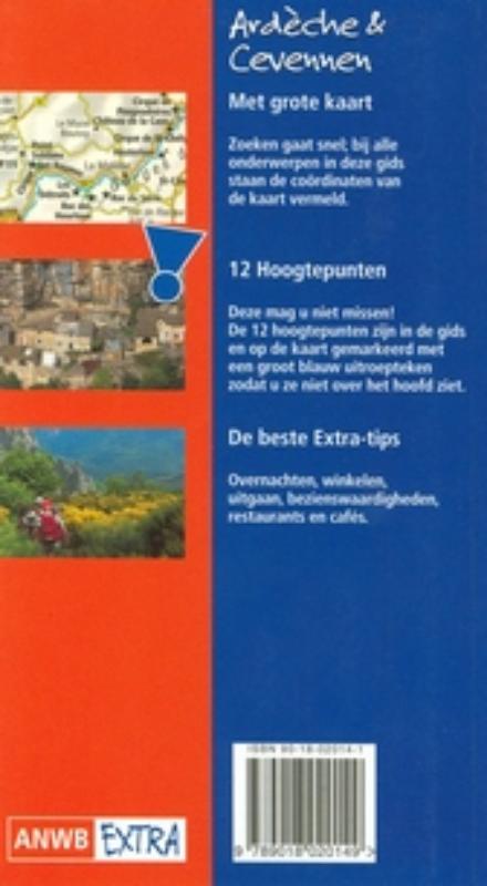 Ardèche / ANWB Extra achterkant