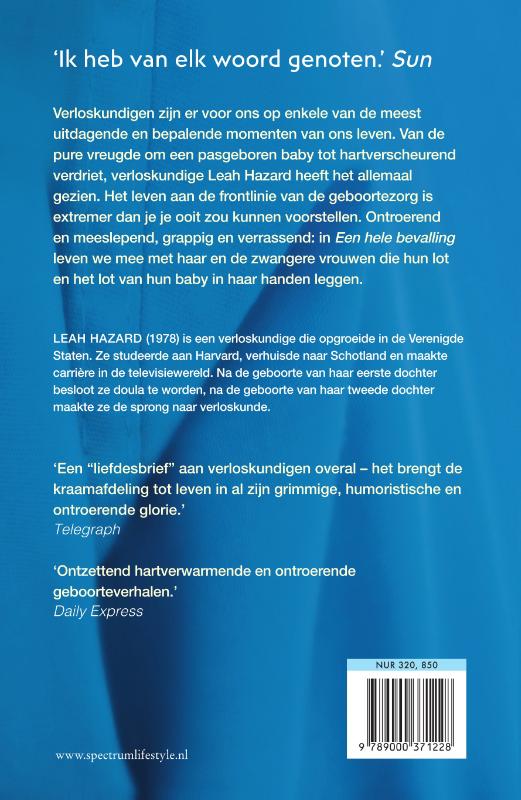 Een hele bevalling achterkant