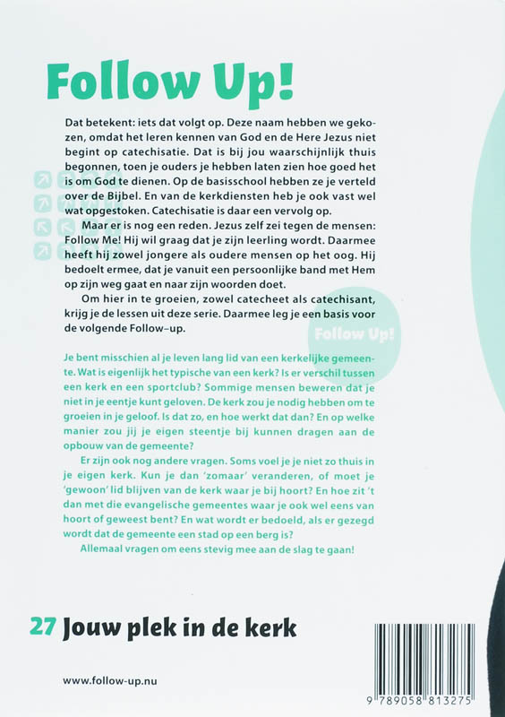 Jouw Plek In De Kerk achterkant