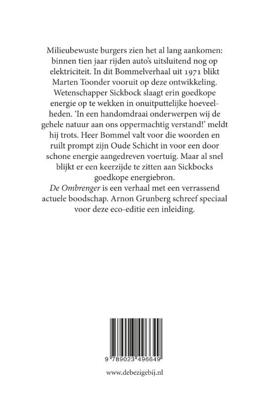 De ombrenger achterkant