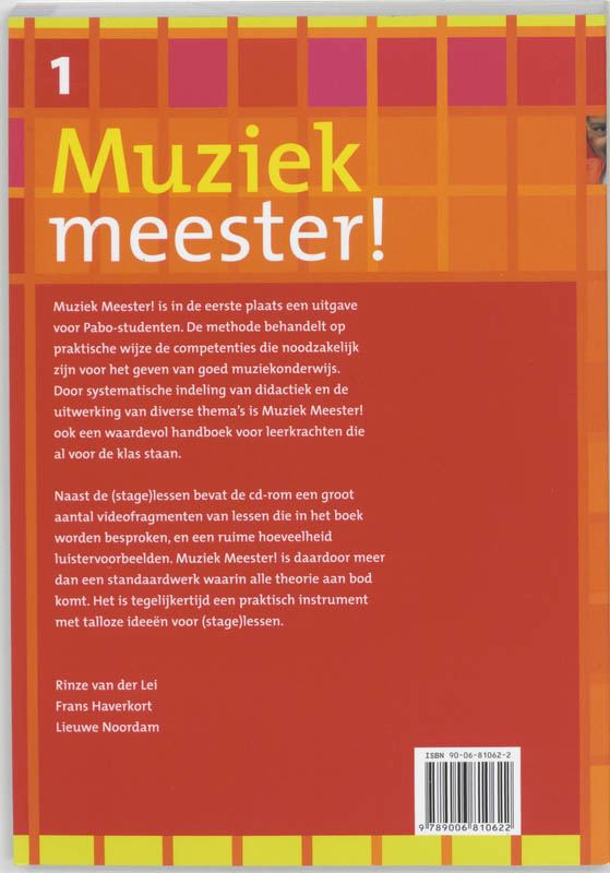 Muziek Meester ! Cd-Rom achterkant
