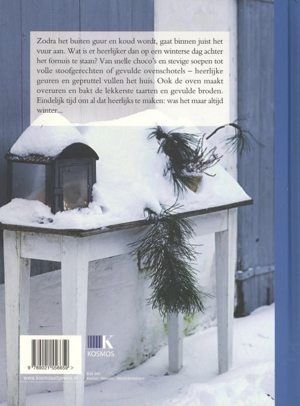 De warme winterkeuken achterkant