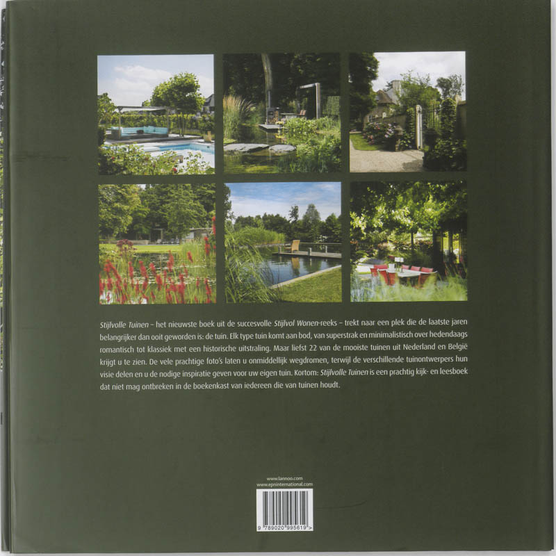 Stijlvolle tuinen achterkant