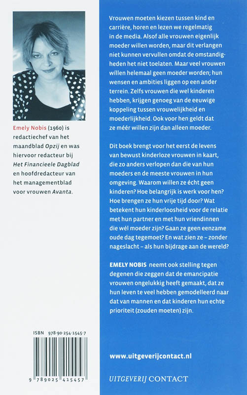 Geen Kinderen Geen Bezwaar achterkant