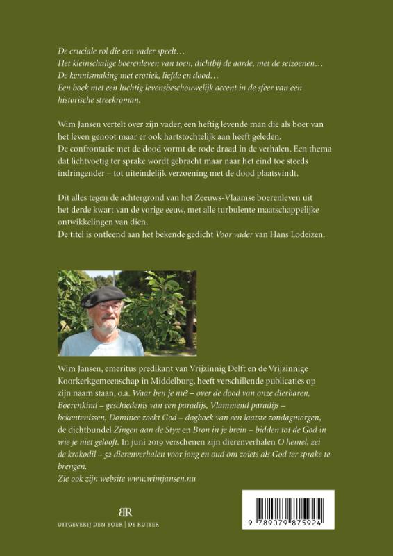 O vader wij zijn samen geweest achterkant