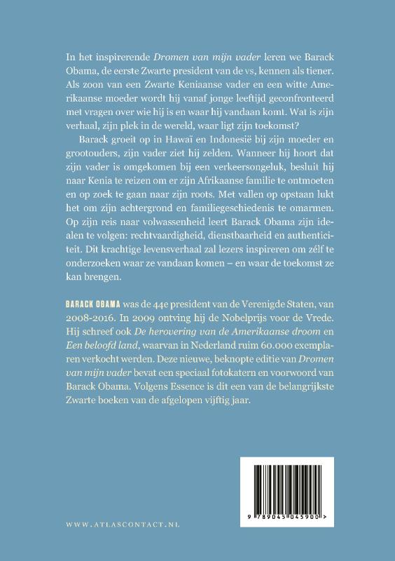 Dromen van mijn vader achterkant