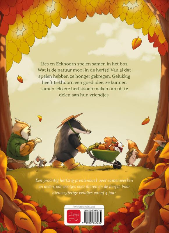 Lieve Lies maakt herfstsoep / Lieve Lies achterkant