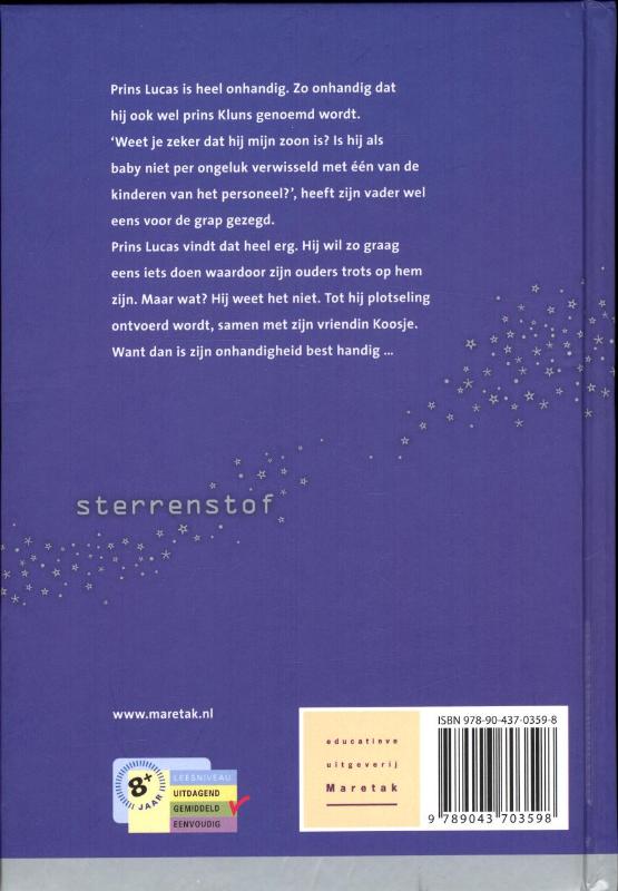 Sterrenstof - Prins Kluns achterkant