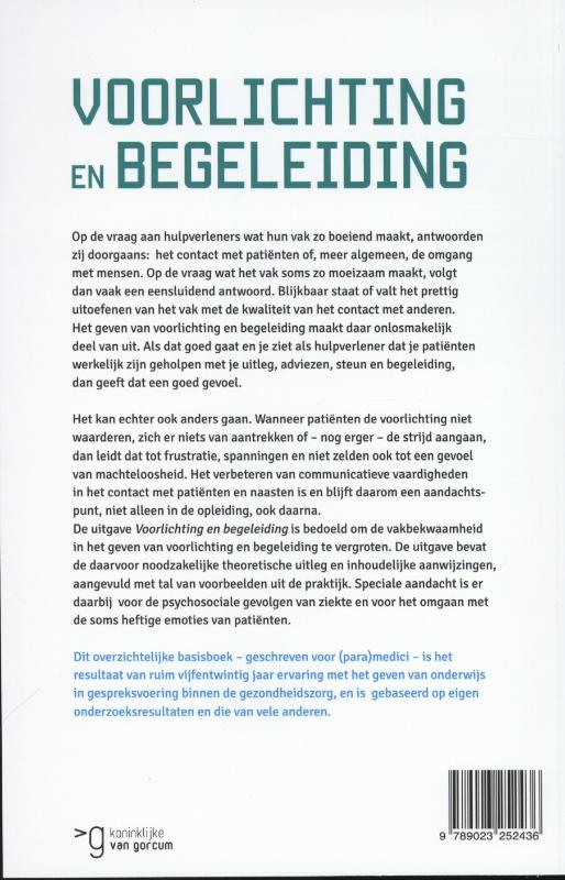 Voorlichting en begeleiding achterkant