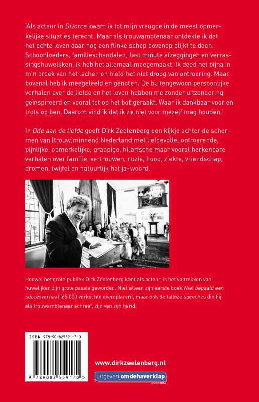 Ode aan de liefde achterkant