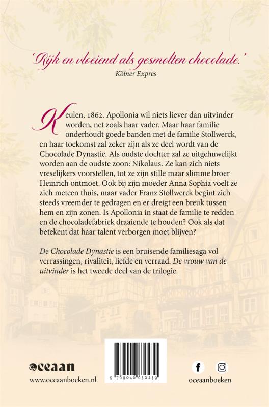 De vrouw van de uitvinder / De Chocolade Dynastie / 2 achterkant
