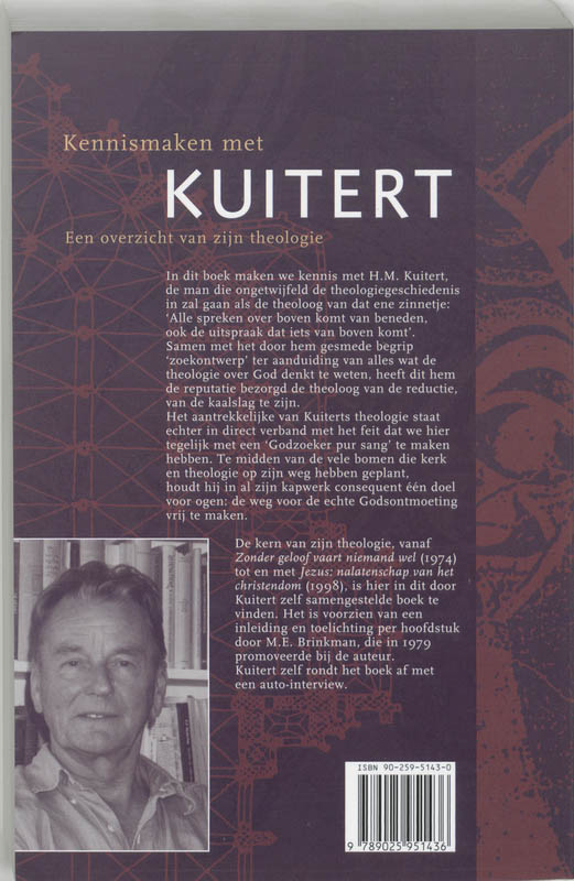 Kennismaken met Kuitert achterkant