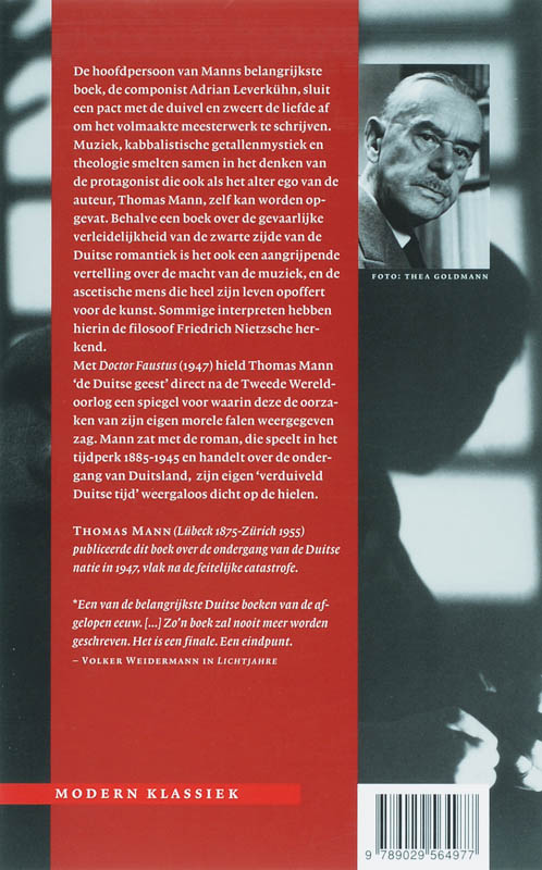 Doctor Faustus achterkant