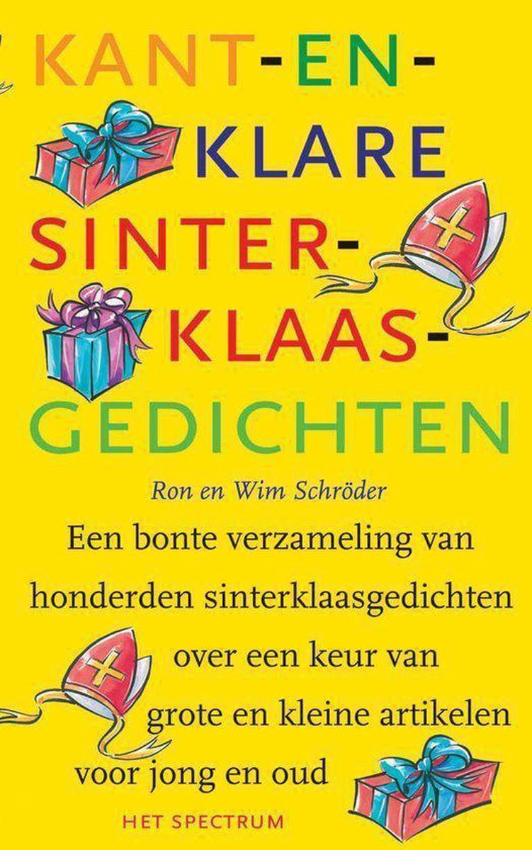 Kant-en-klare Sinterklaasgedichten / Vantoen.nu
