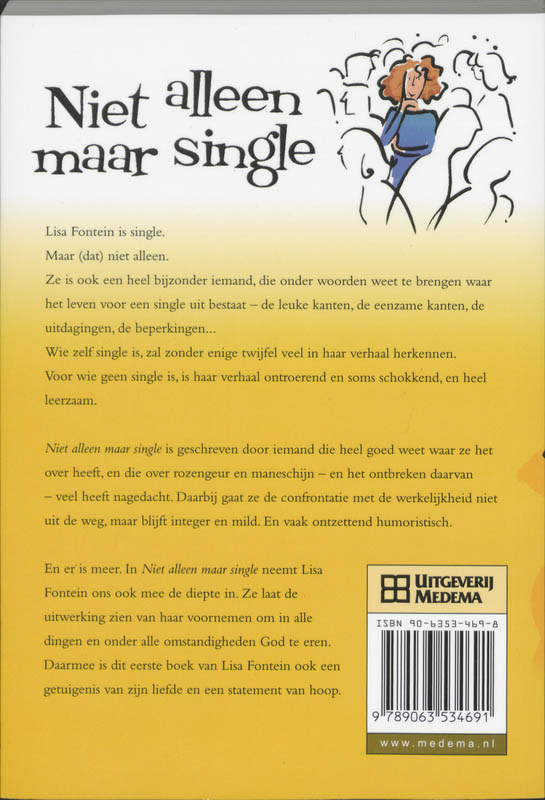 Niet alleen maar single / Telos achterkant