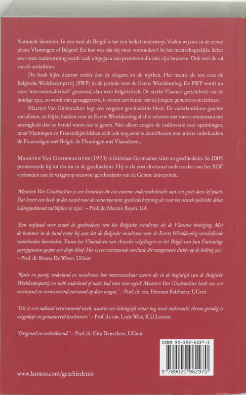 Het Rode Vaderland achterkant