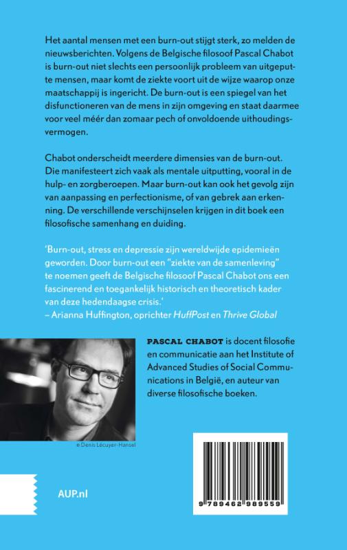 Filosofie van de burn-out achterkant