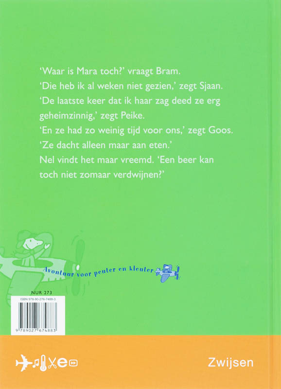 Rara, waar is Mara? / Avontuur voor peuter en kleuter achterkant