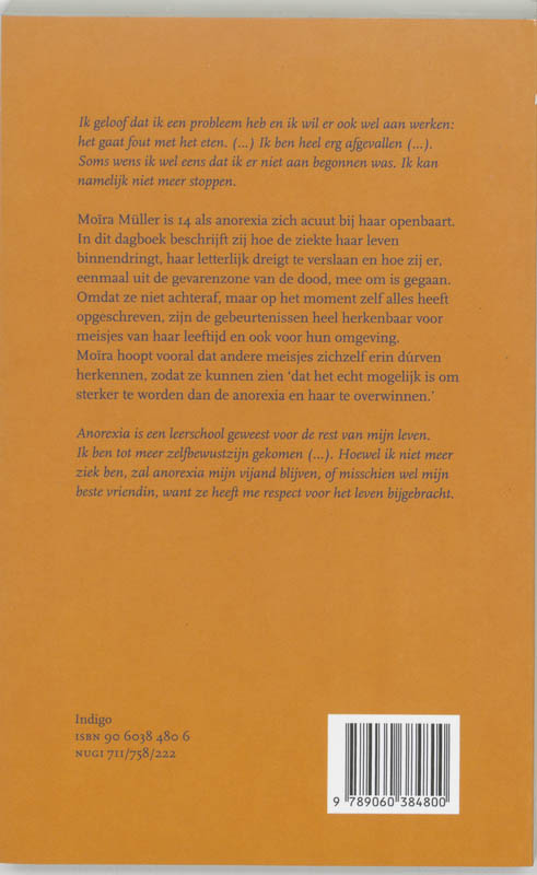 Moira 16 Jaar En Genezen Van Anorexia achterkant