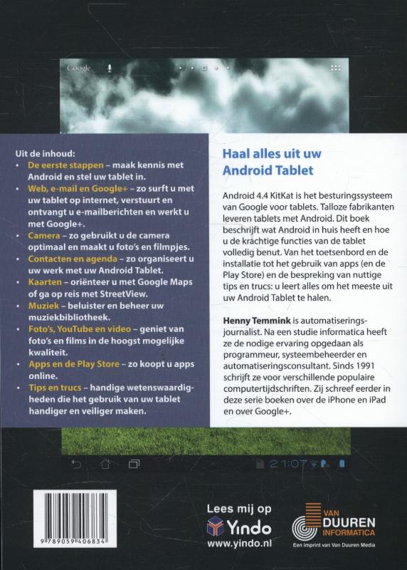 Ontdek!  -   Ontdek de Android tablet achterkant