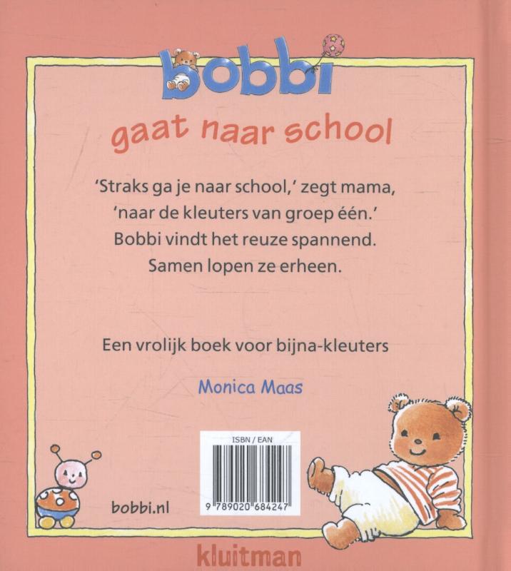 Bobbi gaat naar school / Bobbi achterkant