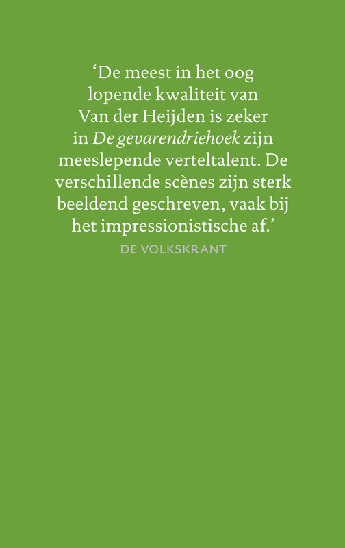 De gevarendriehoek / De tandeloze tijd / 2 achterkant