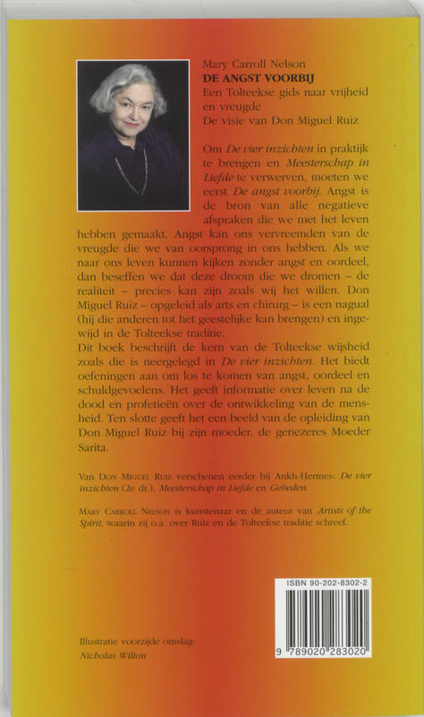 De Angst Voorbij achterkant