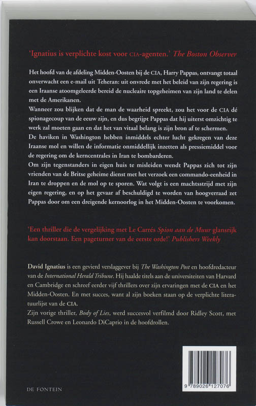 Het Teheran project achterkant